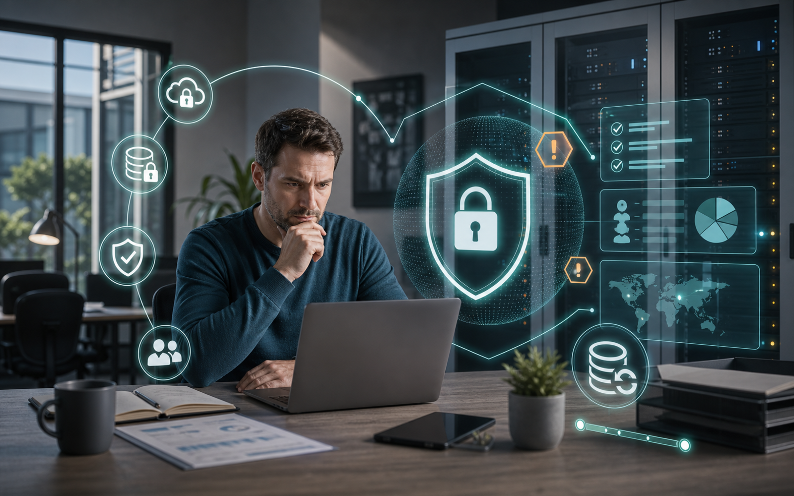 Modernes Zusatzbild für Cyberversicherung auf versicherung-faq.de